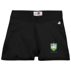 Ladies Athletic Shorts With Logo