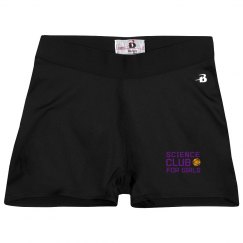 Ladies Athletic Shorts With Logo