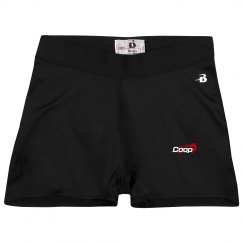 Ladies Athletic Shorts With Logo