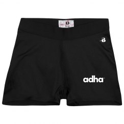 Ladies Athletic Shorts With Logo