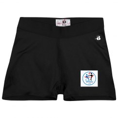 Ladies Athletic Shorts With Logo