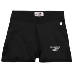 Ladies Athletic Shorts With Logo