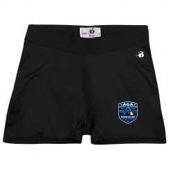 Ladies Athletic Shorts With Logo