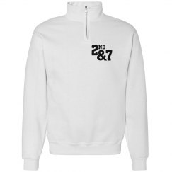 Unisex Cadet Collar Sweatshirt
