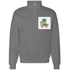 Unisex Cadet Collar Sweatshirt