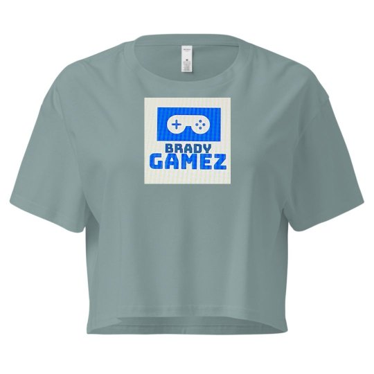 Crop Tee With Logo