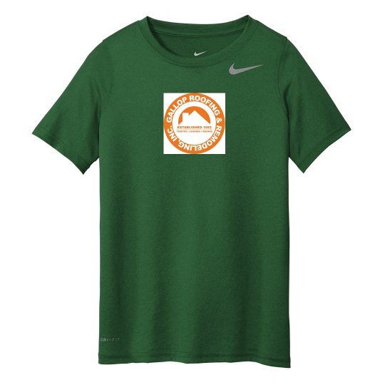 Custom Youth Nike Legend Logo Tee Custom Youth Nike Legend Logo Tee