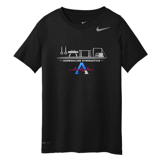 Custom Youth Nike Legend Logo Tee Custom Youth Nike Legend Logo Tee