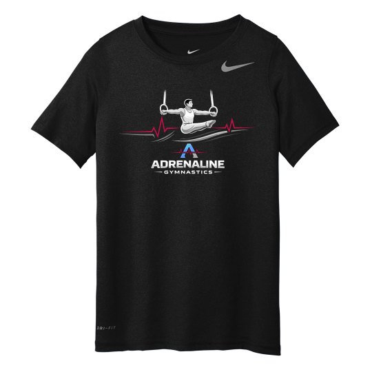 Custom Youth Nike Legend Logo Tee Custom Youth Nike Legend Logo Tee