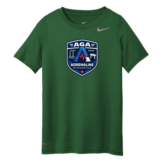 Custom Youth Nike Legend Logo Tee