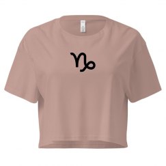 Crop Tee With Logo