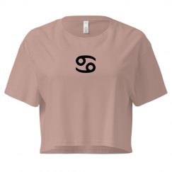 Crop Tee With Logo