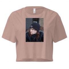 Crop Tee With Logo