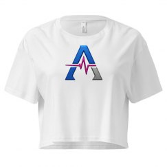 Crop Tee With Logo