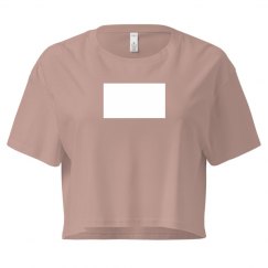 Crop Tee With Logo