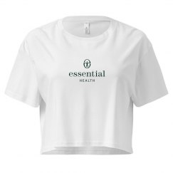 Crop Tee With Logo