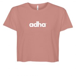 Crop Tee With Logo
