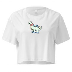 Crop Tee With Logo