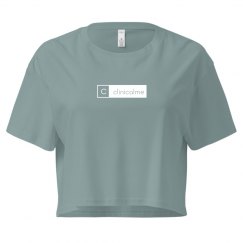Crop Tee With Logo