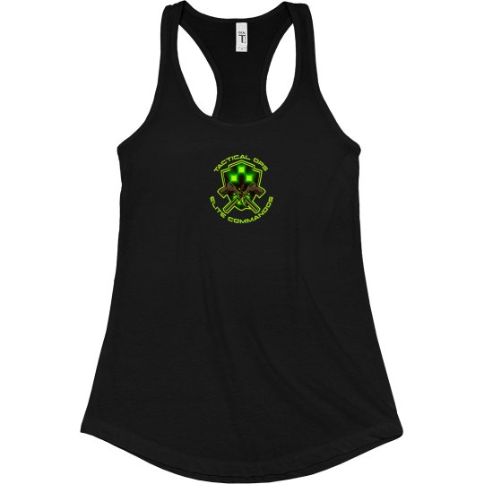 Fitted Racerback Logo Tank