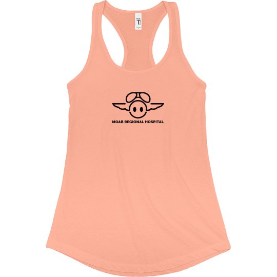 Fitted Racerback Logo Tank Fitted Racerback Logo Tank
