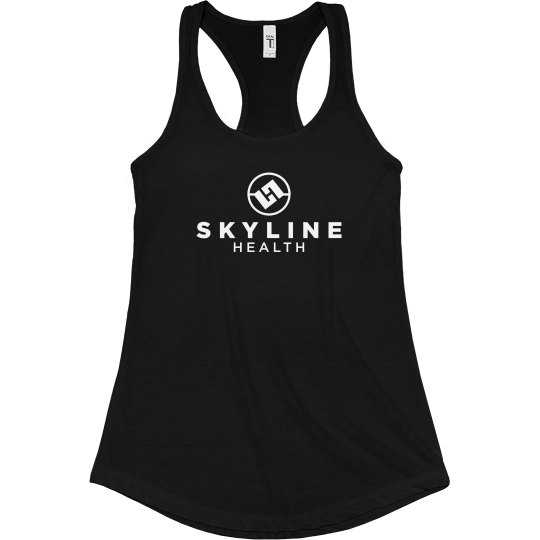 Fitted Racerback Logo Tank