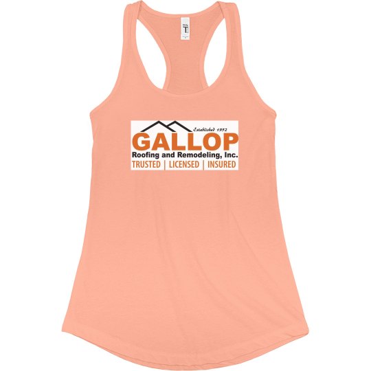 Fitted Racerback Logo Tank Fitted Racerback Logo Tank