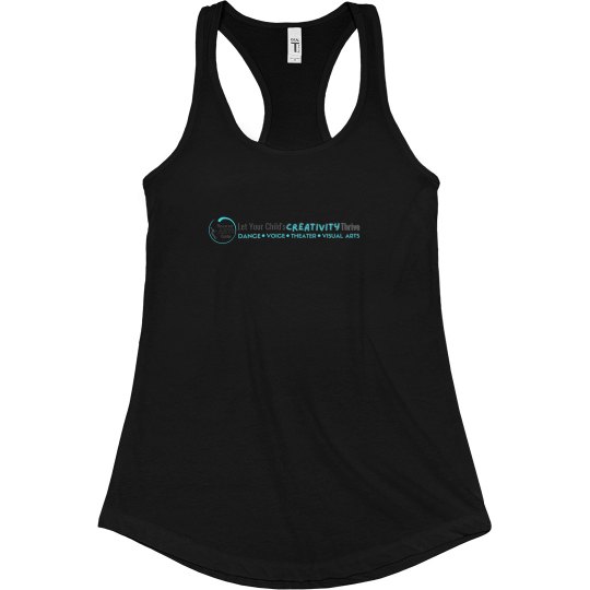Fitted Racerback Logo Tank Fitted Racerback Logo Tank