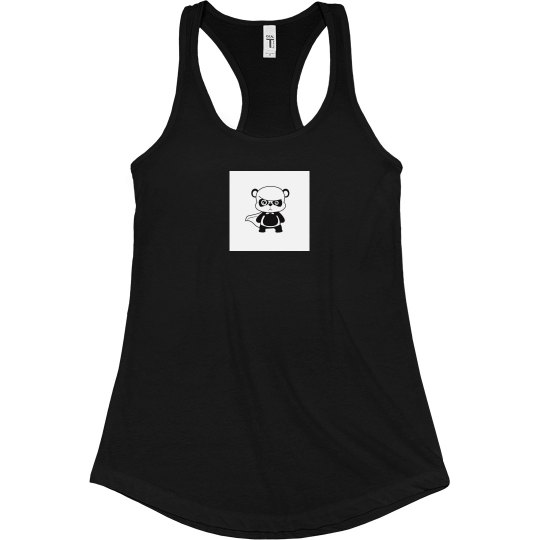 Fitted Racerback Logo Tank