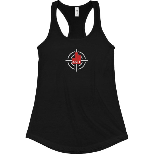 Fitted Racerback Logo Tank