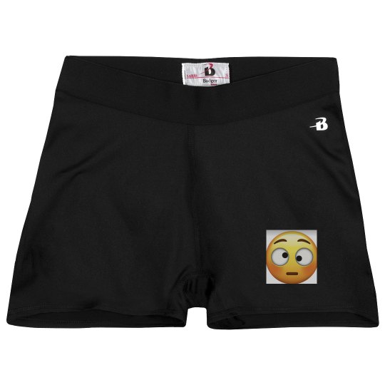 Ladies Athletic Shorts With Logo