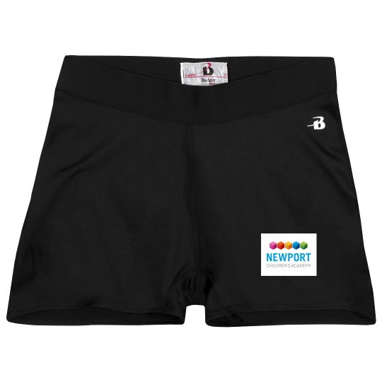 Ladies Athletic Shorts With Logo