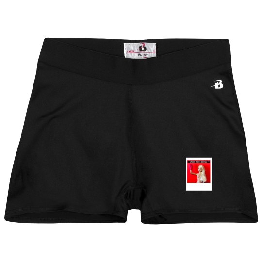 Ladies Athletic Shorts With Logo