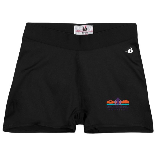 Ladies Athletic Shorts With Logo Ladies Athletic Shorts With Logo