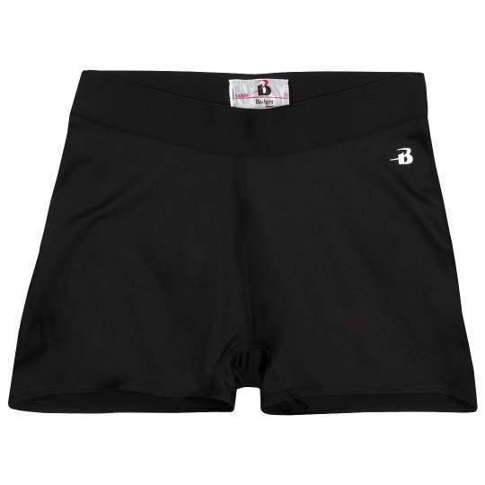 Ladies Athletic Shorts With Logo