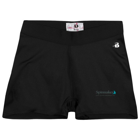 Ladies Athletic Shorts With Logo