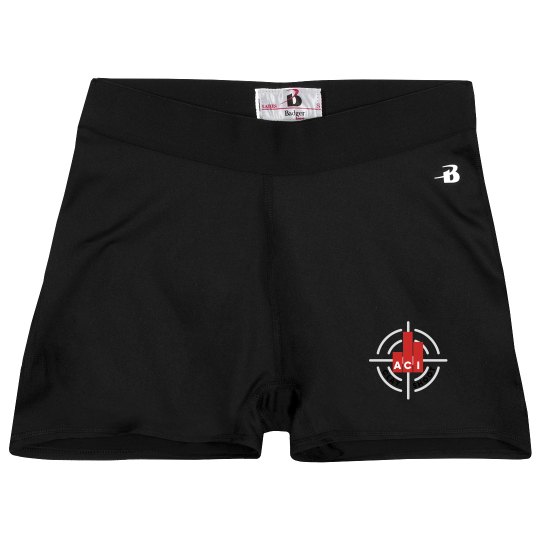 Ladies Athletic Shorts With Logo Ladies Athletic Shorts With Logo