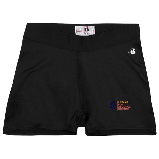 Ladies Athletic Shorts With Logo
