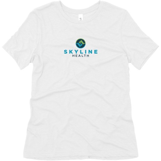 Soft Triblend Tee With Logo