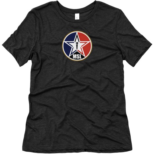 Soft Triblend Tee With Logo