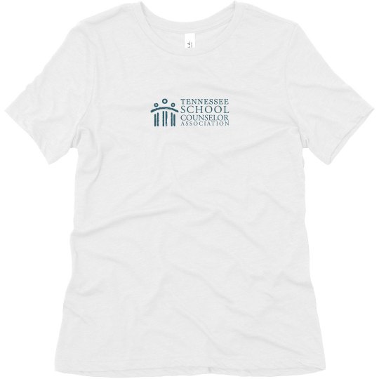 Soft Triblend Tee With Logo