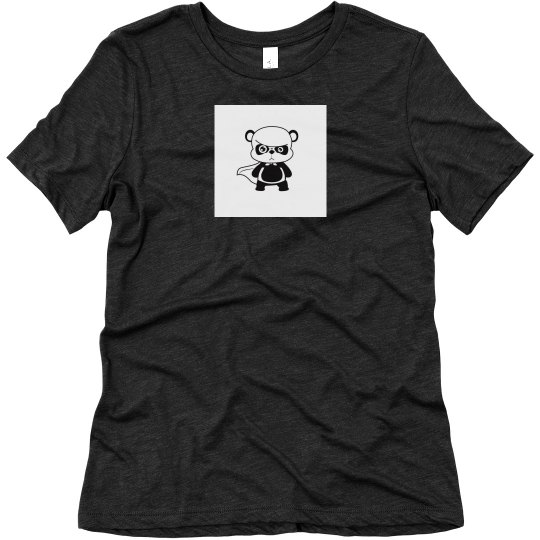 Soft Triblend Tee With Logo