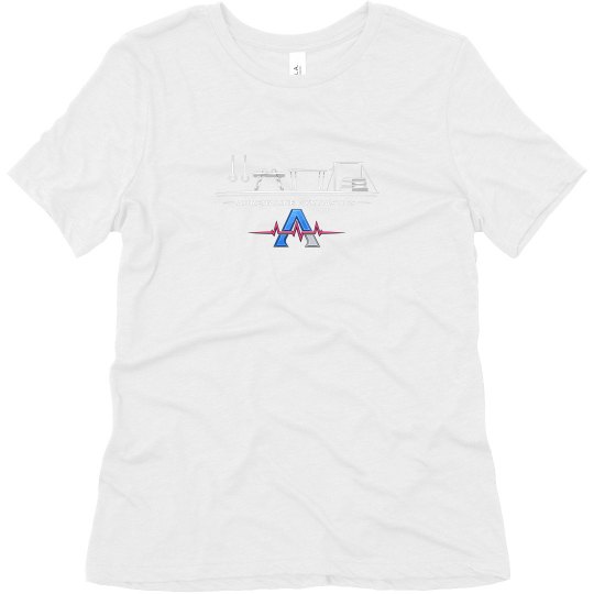 Soft Triblend Tee With Logo