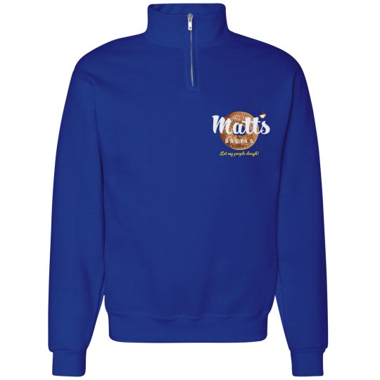 Unisex Cadet Collar Sweatshirt