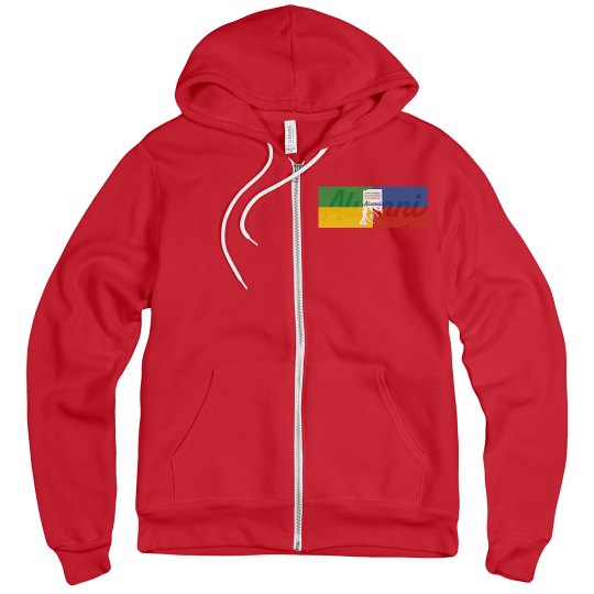 Unisex Fleece Full Zip Midweight Hoodie