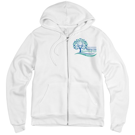 Unisex Fleece Full Zip Midweight Hoodie