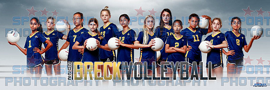 2022 Breck MS Volleyball Photo Day