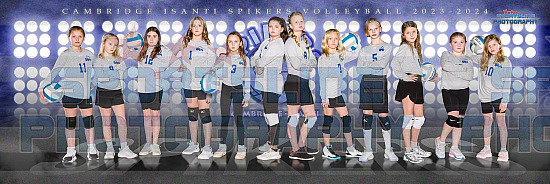 2023-2024 Cambridge Isanti Spikers Volleyball Photo Day
