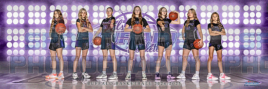 2024 Buffalo Girls Traveling Basketball Photo Day