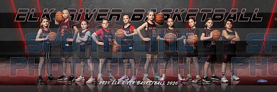 2025-26 Elk River Girls Youth Travel Basketball Photo Day